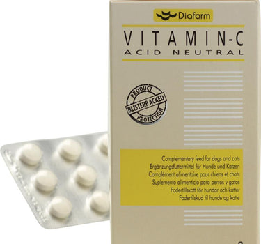 Diafarm C-vitamintabletter for hund og katt
