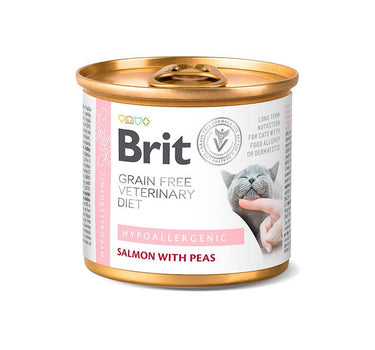 Brit GF Vet Diet Hypoallergenic Våtfôr Katt 200 g