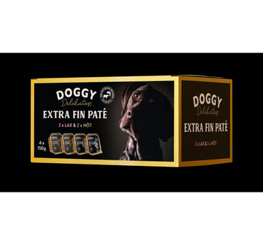 D-paté Okse & Laks Mix – Luksuriøst Våtfôr for Hund
