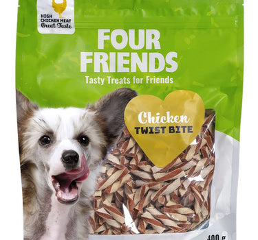 FourFriends Kylling Twist Bite hundesnacks