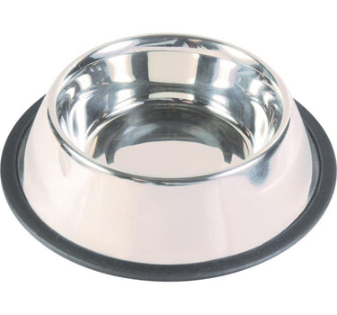 Jolly Paw Skål i rustfritt stål med gummiring