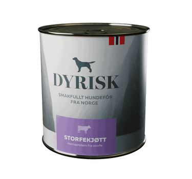 Dyrisk Kjøttmix 400 g - Våtfôr til hund