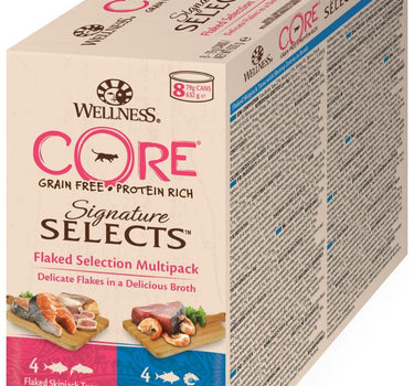 CORE Cat Sig.Selects Flaked Selection Multipack, 8 x 79g