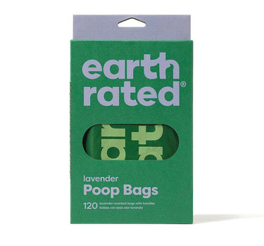 EarthRated Avfallsposer med håndtak - 120 stk, Lavendelduft