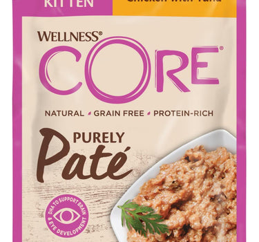 CORE Cat Purely Pate Kitten, kylling med tunfisk