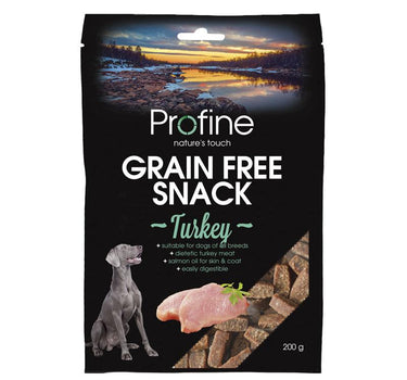 Profine Dog Grain Free Semi Moist hundesnack Turk 200 g