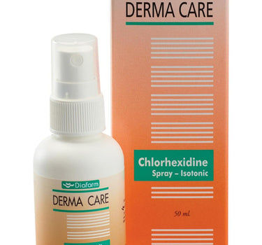 Diafarm Klorheksidinspray - isotin - For hudhygiene til hund