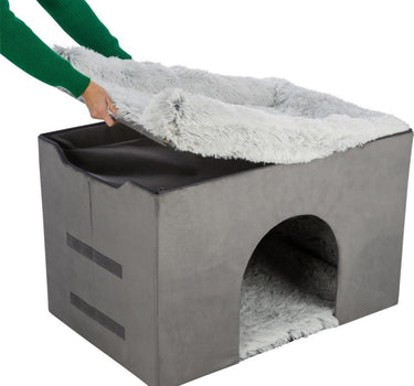 Trixie Harvey seng/hyggehule - for katter og hunder - (SOFT Edition)