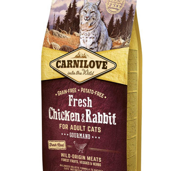 Carnilove Fersk Tørrfôr kylling og kanin Voksen Katt