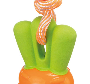 Trixie Gulrot på et tau