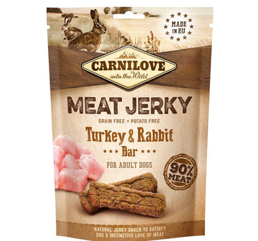 Carnilove Hundesnacks med Jerky Turkey & Rabbit Bar 100 g