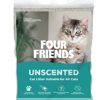 FourFriends kattesand uparfymert 10 kg
