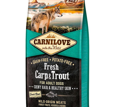 Carnilove Tørrfôr Karpe & Ørret – Ferskt og Naturlig Fôr til Hunder