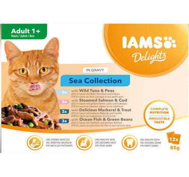 IAMS DELIGHT CAT Adult Sea Collection i saus