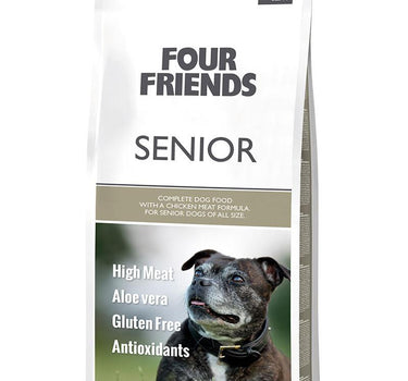 FourFriends Senior Tørrfôr – Helsefremmende Fôr for Seniorhunder