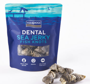 F4D Jerky Fish Knots 100 g - Smakfulle Hundesnacks