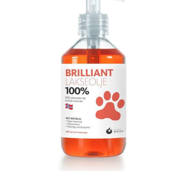 Brilliant lakseolje - 100% Fersk laks, Rik på omega 3,6