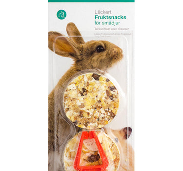 Fruktgodbiter 2p – Smakfulle og Sunt Fruktgodbiter for Fugler & Hund